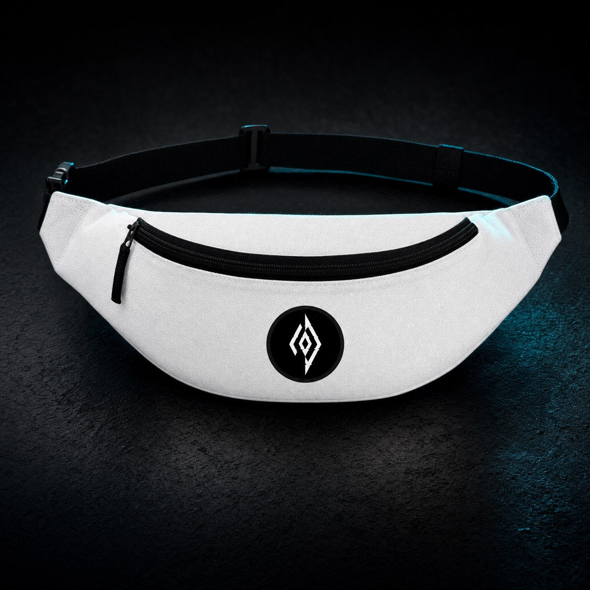 Diamond Belt Bag - White